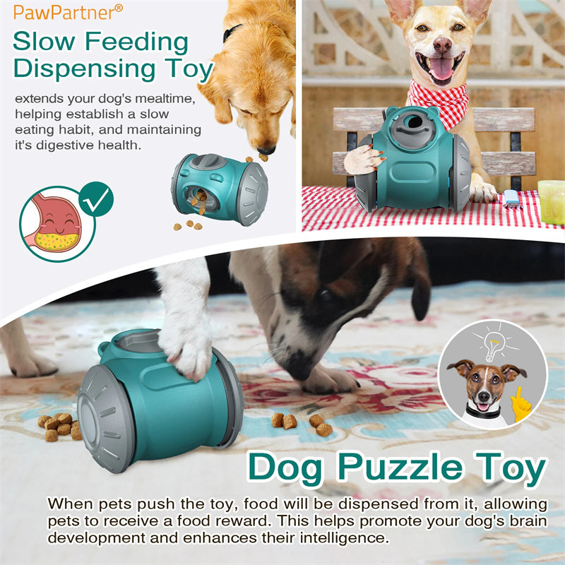 Interactive Dog Tumbler Toys for Enhanced Pet IQ - Slow Feeder and Balance Training Toy for Small to Medium Dogs and Cats